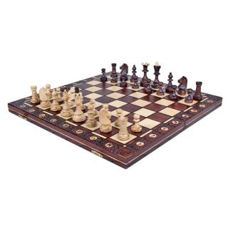 Klasszikus fa sakk készlet 42x42cm - Brown Senator - Sunrise