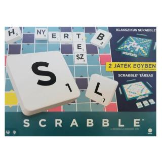 Klasszikus Scrabble és társas 2 játék az 1-ben
