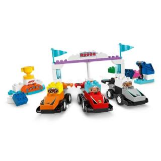 Lego Duplo F1 versenyautók és pilóták