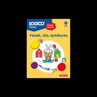 Logico Primo feladatlapok - Festék, olló, építőkocka 3+