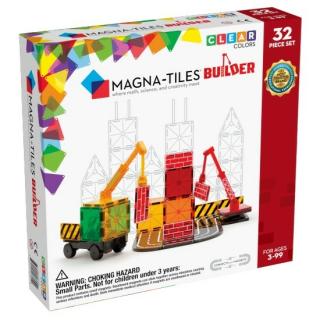 Magna Tiles Builder - 32 db-os mágneses építőjáték