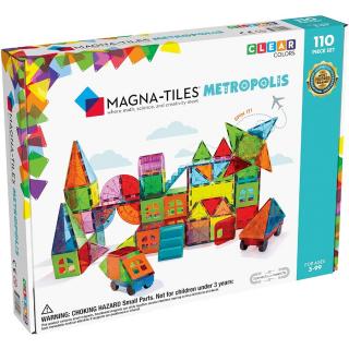 Magna - Tiles Metropolis 110 darabos mágneses építőjáték