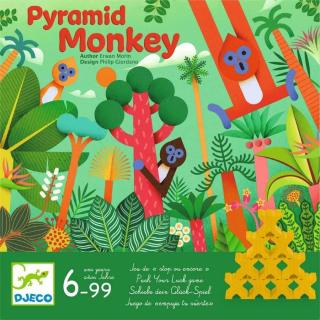 Majompiramis társasjáték - Djeco Pyramid Monkey