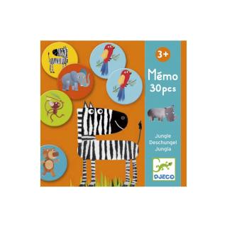 Memo Jungle - memória társasjáték három éves kortól - Djeco