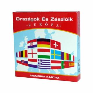 Memória kártyajáték - Országok és zászlóik