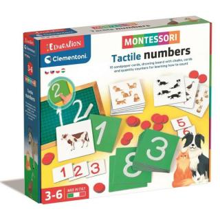 Montessori tapintható számok - Clementoni