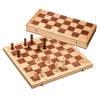 Nagy sakk készlet fából 40,5*40,5 cm táblával - Philos