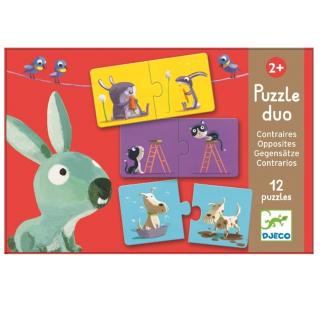 Puzzle duo ellentét párok - Djeco