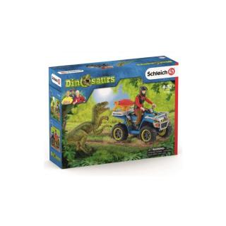 Schleich Quad dinoszauruszokkal