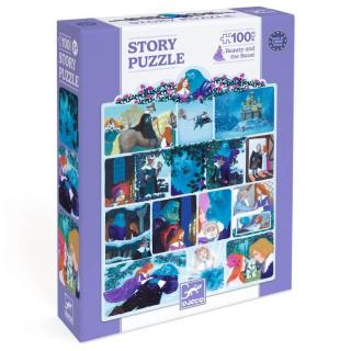 Story puzzle - A szépség és a szörnyeteg 100 db-os