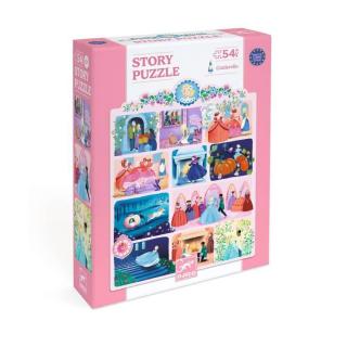 Story puzzle - Hamupipőke 54 db-os