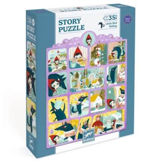 Story puzzle - Piroska és a farkas 35 db-os