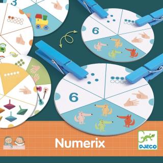 Számoljunk! Csipeszes fejlesztő játék - Numerix Djeco