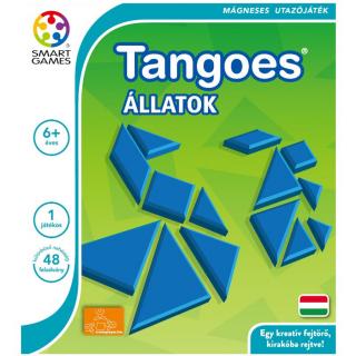 Tangram játék utazáshoz mágneses - állatok