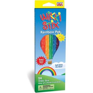 Wikki Stix Rainbow 24db-os ragacsos rúd kreatív játék