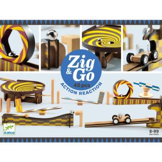 Zig and Go - Fa golyópálya építő - Djeco