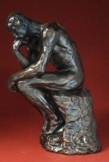 Auguste Rodin - A gondolkodó Szobor Közepes