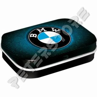 Retró Cukorkás Fémdoboz - BMW Dombornyomott