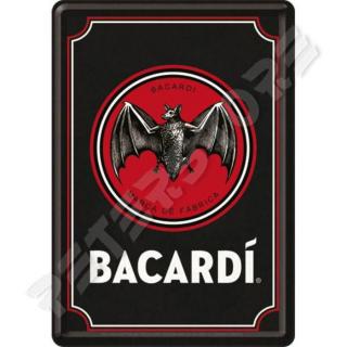 Retró Fém Képeslap - Bacardi