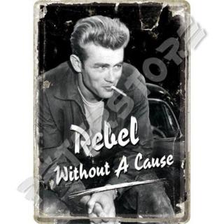 Retró Fém Képeslap - James Dean