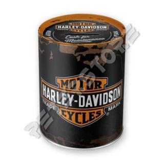 Retró Fém Persely - Harley-Davidson Motor