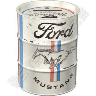 Retró Fém Persely - Olajos hordó - Ford Mustang