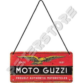 Retró Fém Tábla - Moto Guzzi Dombornyomott