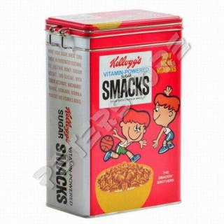 Retró Fémdoboz Csatos, Aromazárós - Kellogg's