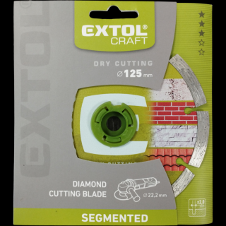 Extol Craft gyémánt vágótárcsa 125x22,23 mm szegmentált