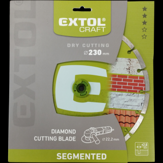 Extol Craft gyémánt vágótárcsa 230x22,23 mm szegmentált