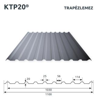 KTP20 matt trapézlemez