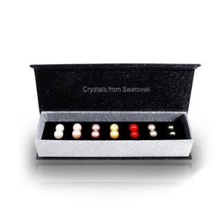 7 nap, 7 ékszer - ékszerdobozos Swarovski gyöngyös fülbevaló kollekció - 2.