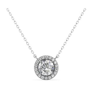 Annuska- Moissanite gyémánt ezüst nyakék