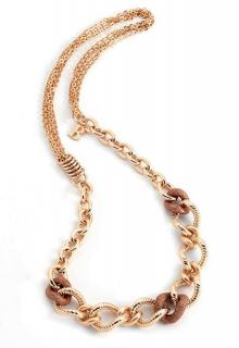 Boccadamo Jewels - aranyozott bronz nyakék - Glitter