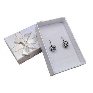 Csillogás- Swarovski kristályos Francia kapcsos fülbevaló