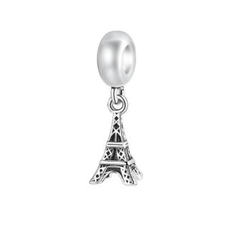 Ezüstözött charm - Eiffel