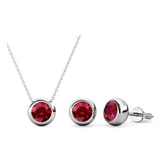 Gerda Swarovski kristályos szett - Garnet