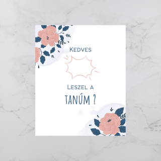 Leszel a tanúm ? -  Kísérőkártya