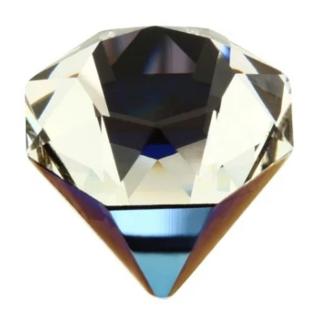 Tilted Chaton Fancy Stone- Swarovski medál - Bermuda Metal Blue Z