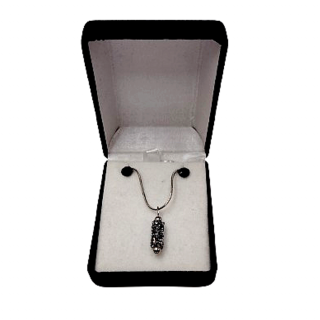 Tube  - Swarovski kristályos nemesacél ékszerszett - ezüst