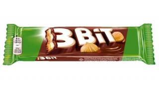 3 Bit Tejcsokoládés Keksz Szelet Mogyoróízű Töltelékkel 46g