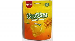 Amos Peelerz Hámozható  Gluténmentes Mangó Ízű Gumicukor Valódi Gyümölcstartalommal 65g
