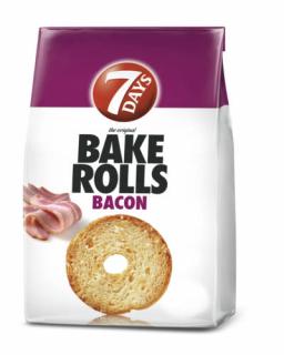 Bake Rolls Bacon Szalonna Ízű Ropogós Kétszersült 80g
