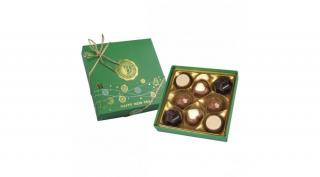 Bolci Karácsonyi Boutique  Praliné Válogatás (Zöld) Díszdobozban 96g