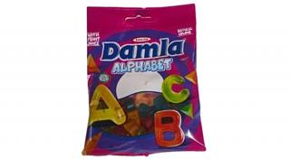 Damla Alphabet Vegyes Gyümölcs Ízű Gumicukor  80g