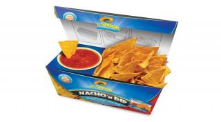 El Sabor Sós Nacho 'N Dip Chips Salsa Szósszal 175g