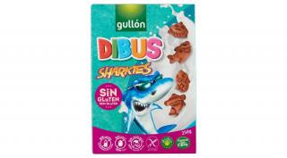 Gullón Dibus Sharkies gluténmentes csokis reggeliző keksz 250 g