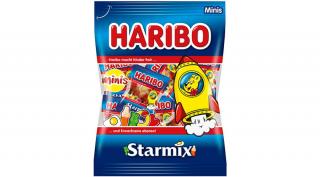 Haribo Starmix Minis Gyümölcsízű Gumicukorkák Részben Kóla ízesítéssel 250g