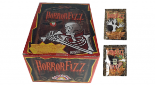 Horror Fizz Vegyes Gyümölcsízű Préselt Cukorka Cukorkaporral 1200g (100db*12g)