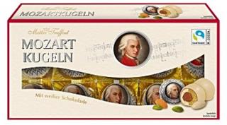 Maitre T. Mozartkuglen Fehércsokoládés 200g